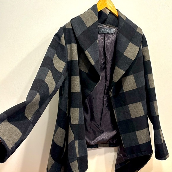 Costa Blanca Collections wool blend draped jacket - Picture 3 of 11